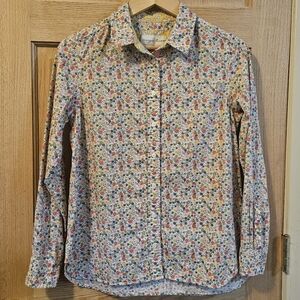Small Evy's Tree Floral Long Sleeve Button-Down Shirt